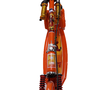 اسکوتر سه چرخ ژله ای چراغ دار نارنجی طرح شگفت انگیزان-اسباب بازی